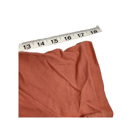Express Polo Shirt Men's Large Coral 100% Cotton Short Sleeve Golf Performance - Picture 7 of 8